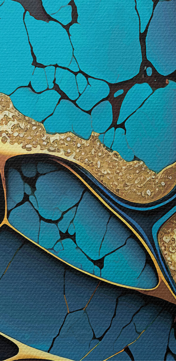 Eleganță abstractă turcoaz și bronz s35415pzvl 600x1231 - Eleganță abstractă turcoaz și bronz
