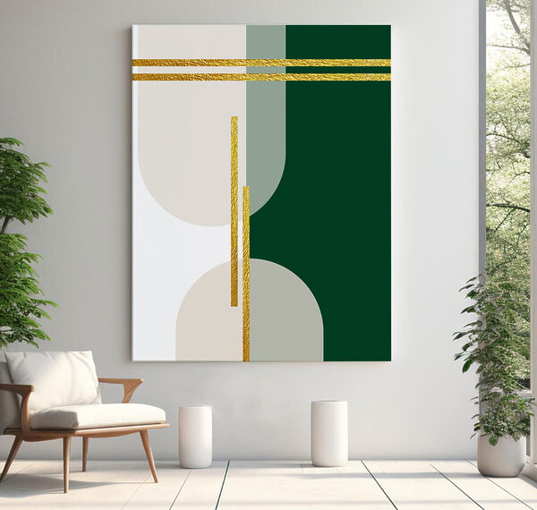 Eleganță abstractă în dungi și forme Eleganță abstractă în dungi și forme