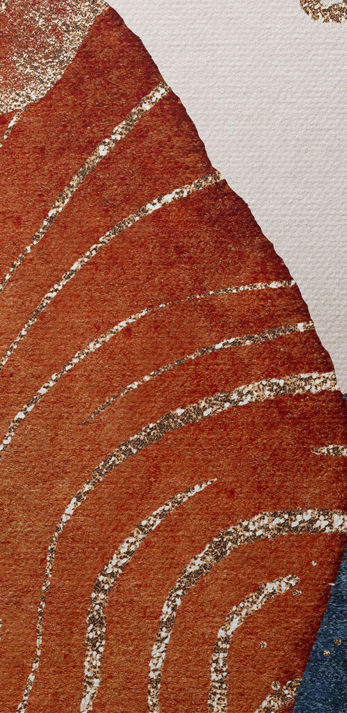 A close up of a painting A close up of a painting