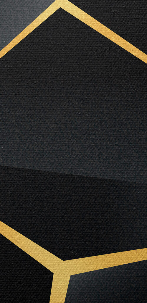 Elegant black geometric design with accents Elegant black geometric design with accents