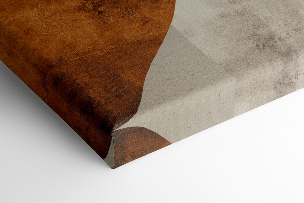 A art piece with a colorful design