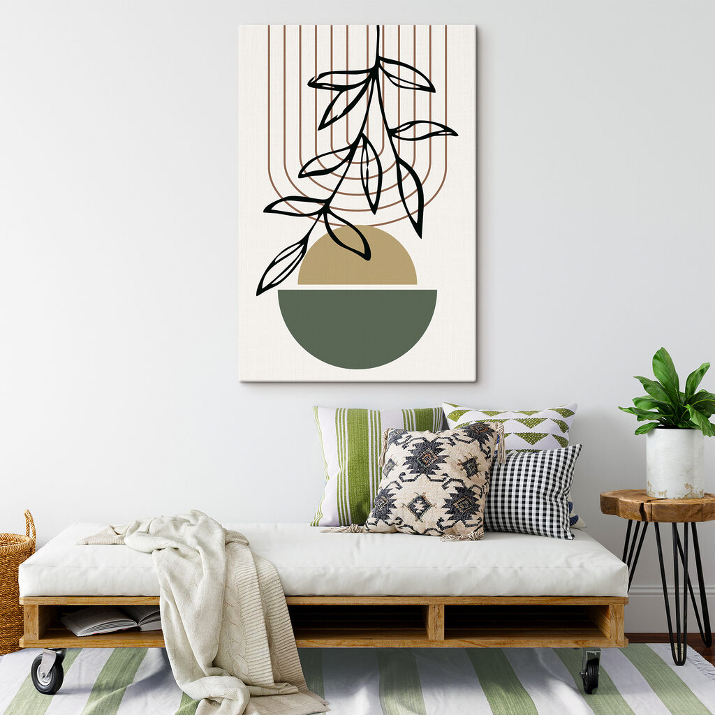 A plant in a bowl A plant in a bowl