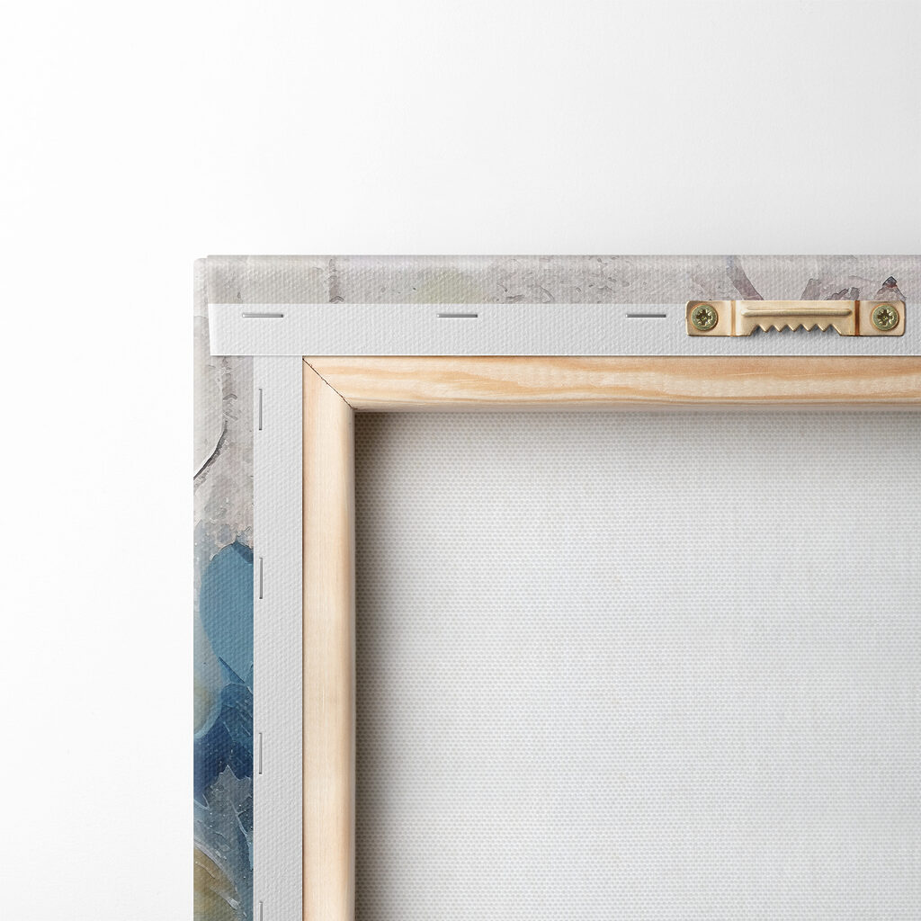 A painting of flowers on a white surface A painting of flowers on a white surface