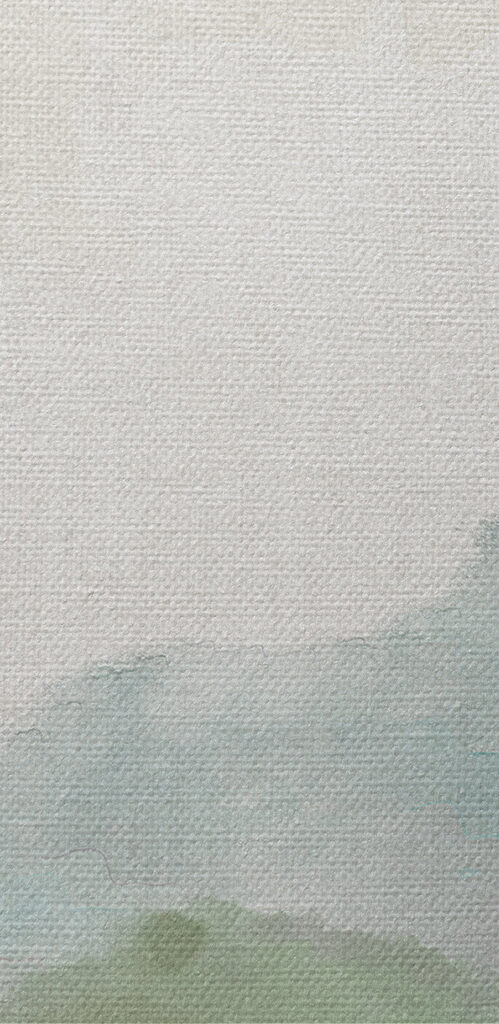 A landscape with trees and mountains