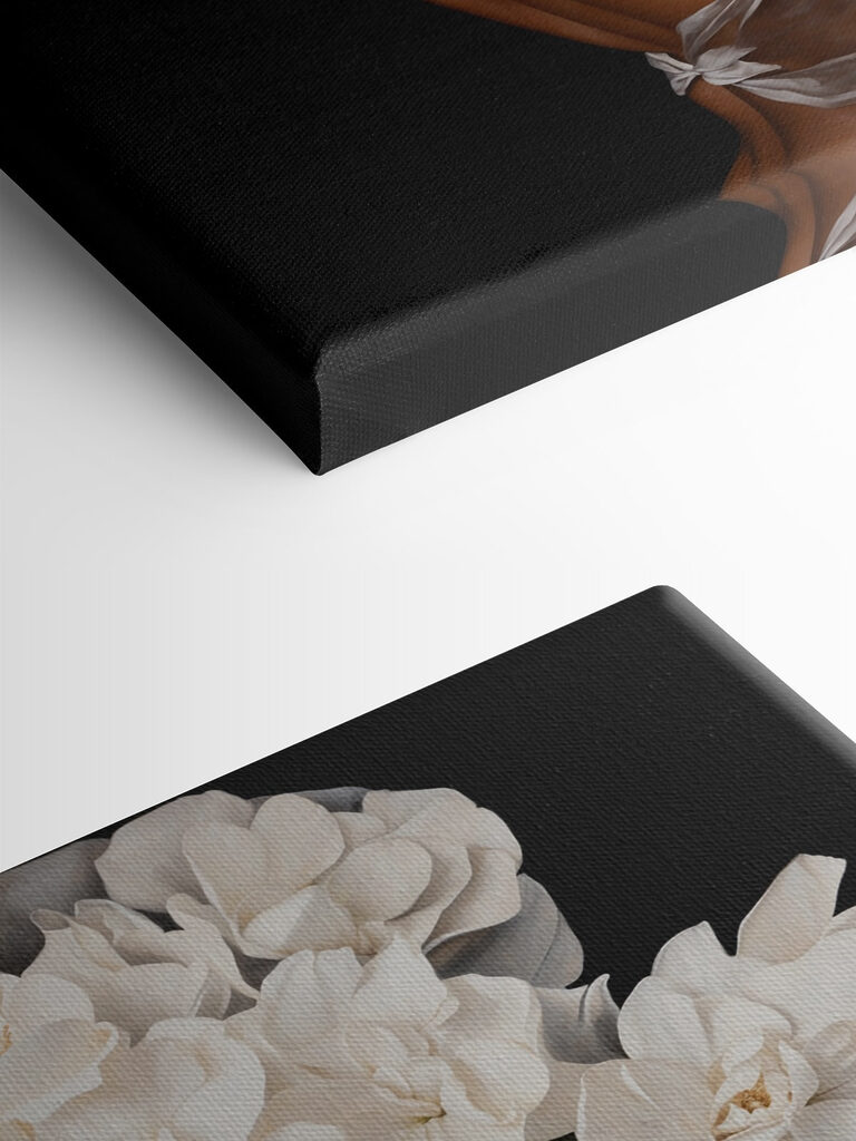 A woman with white flowers on her head A woman with white flowers on her head