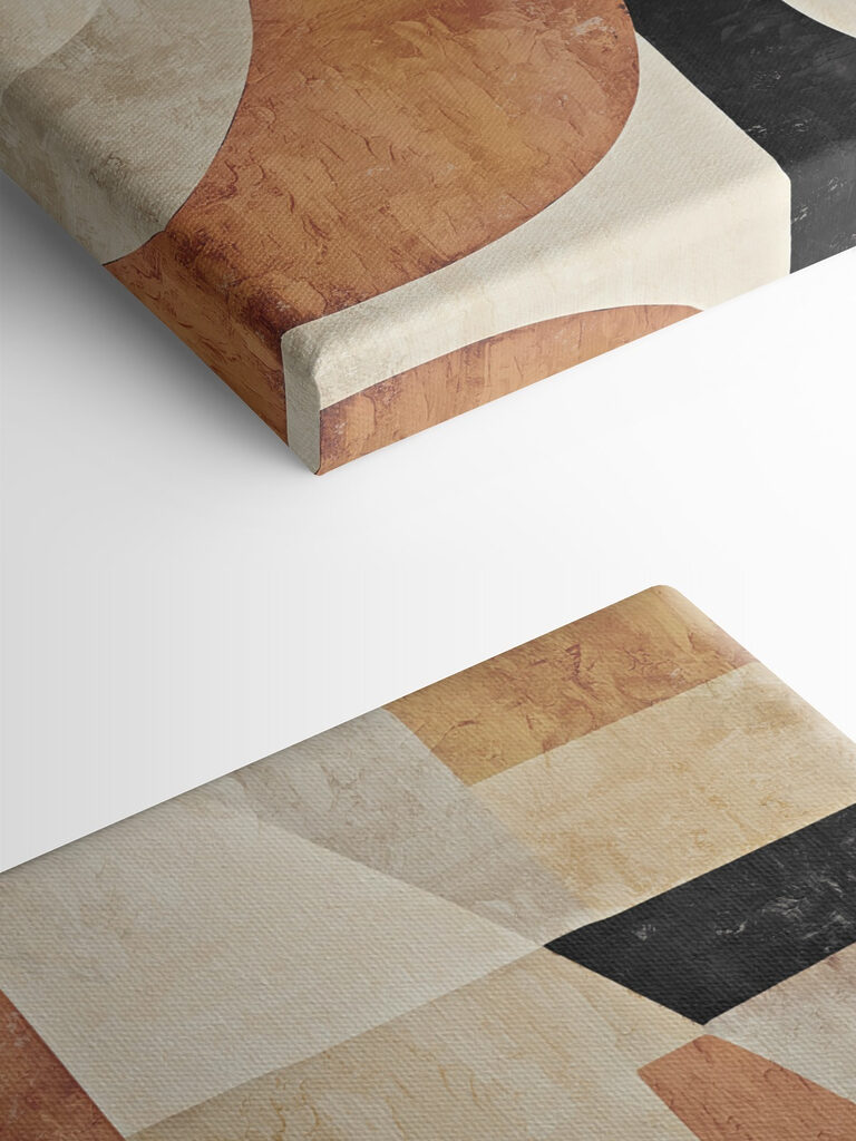 A painting of different colors