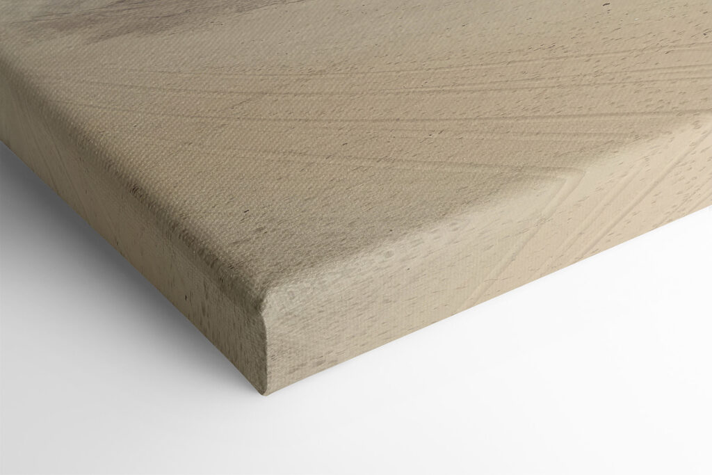 A person walking on a beach