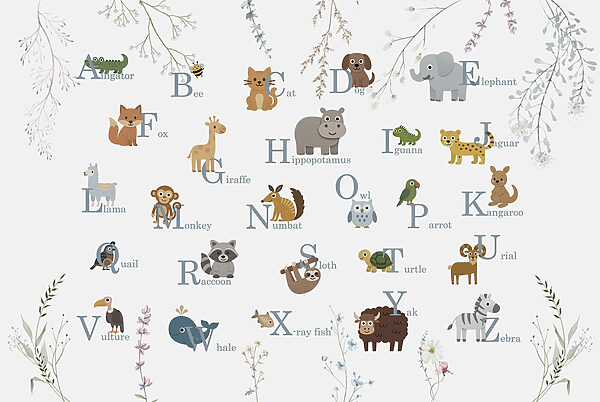 Grup de animale cu litere Grup de animale cu litere