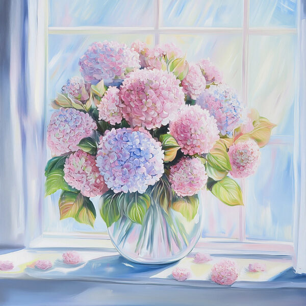 Pictura unui vas de flori Pictura unui vas de flori