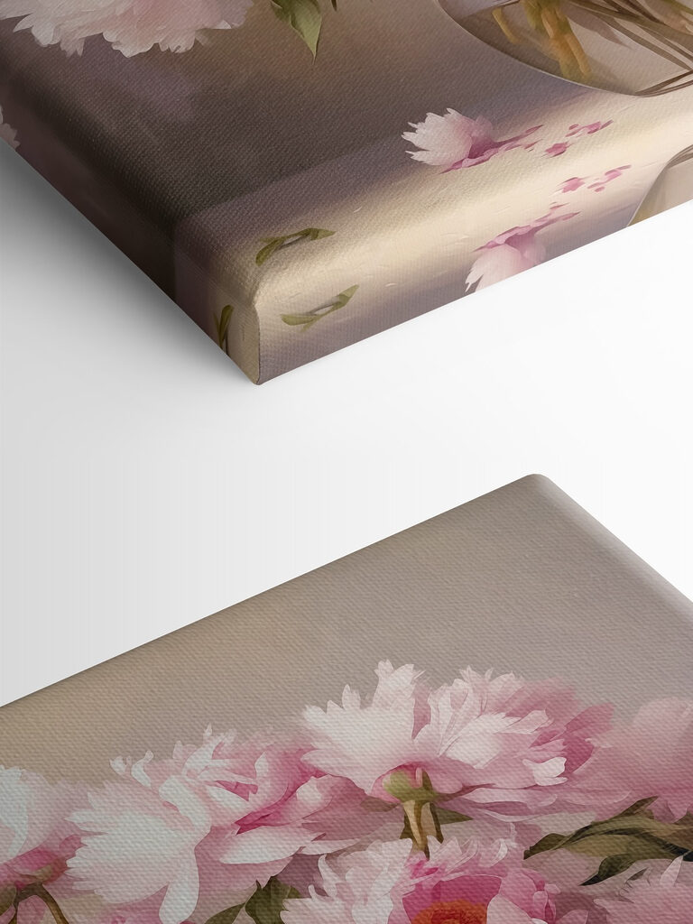 A vase of pink flowers