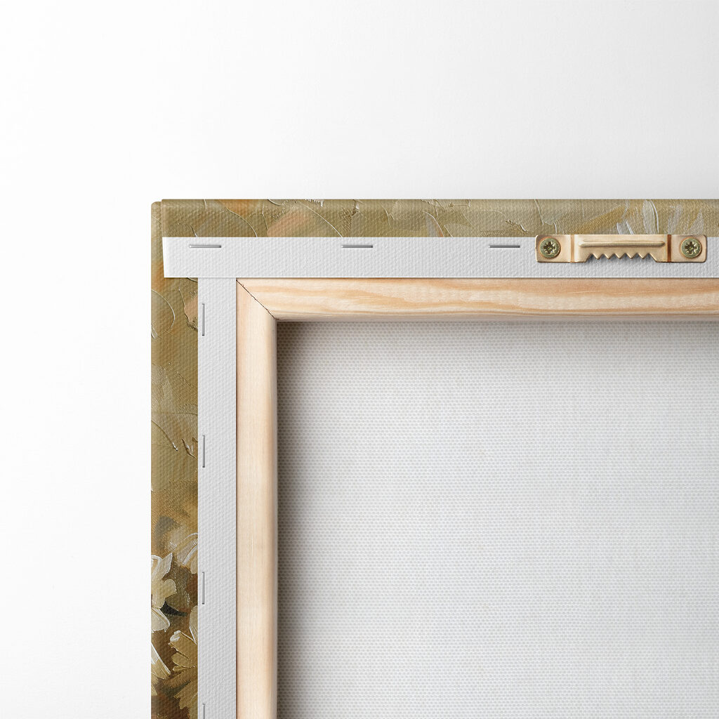 A painting of a vase of flowers A painting of a vase of flowers