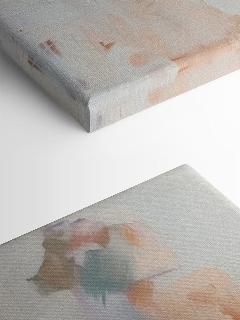 A painting of a woman