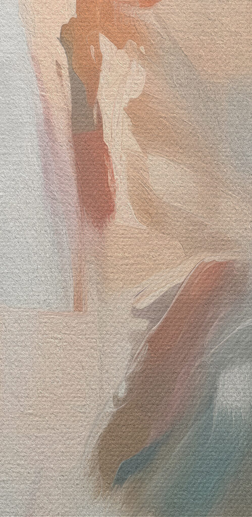 A painting of a woman