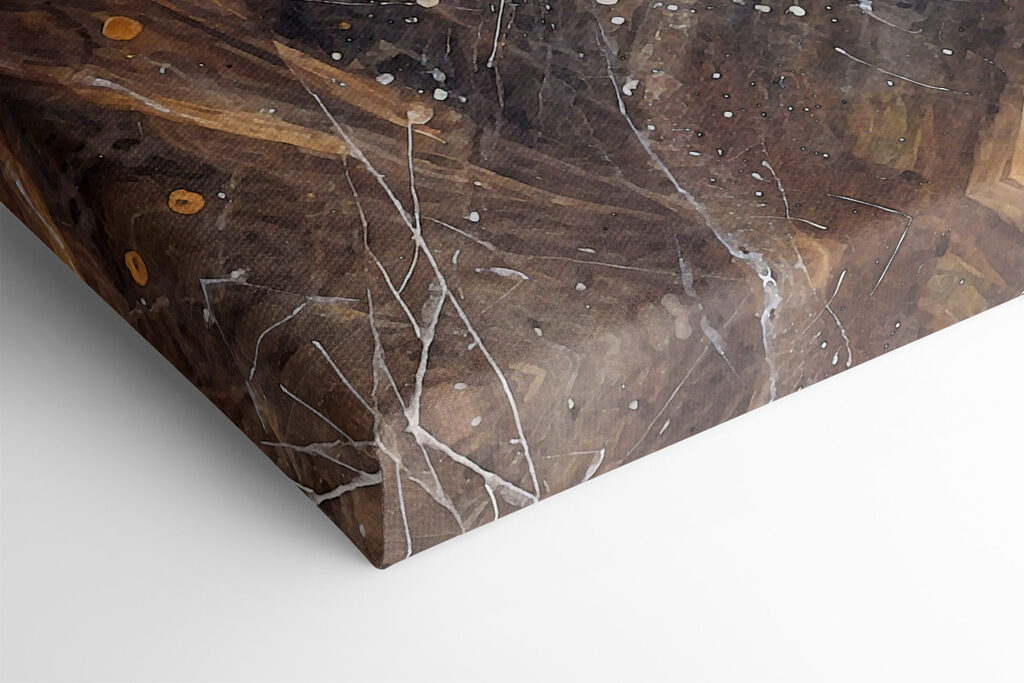 A painting of a horse