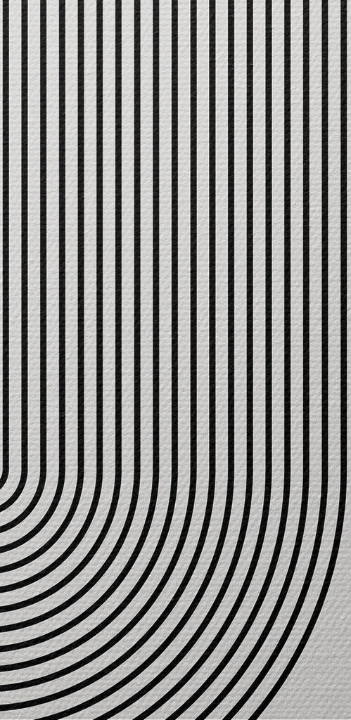 A poster with lines and circles