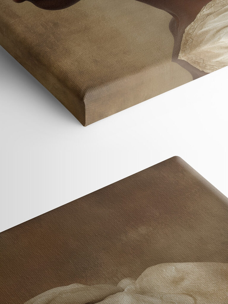 A woman wearing a head wrap A woman wearing a head wrap