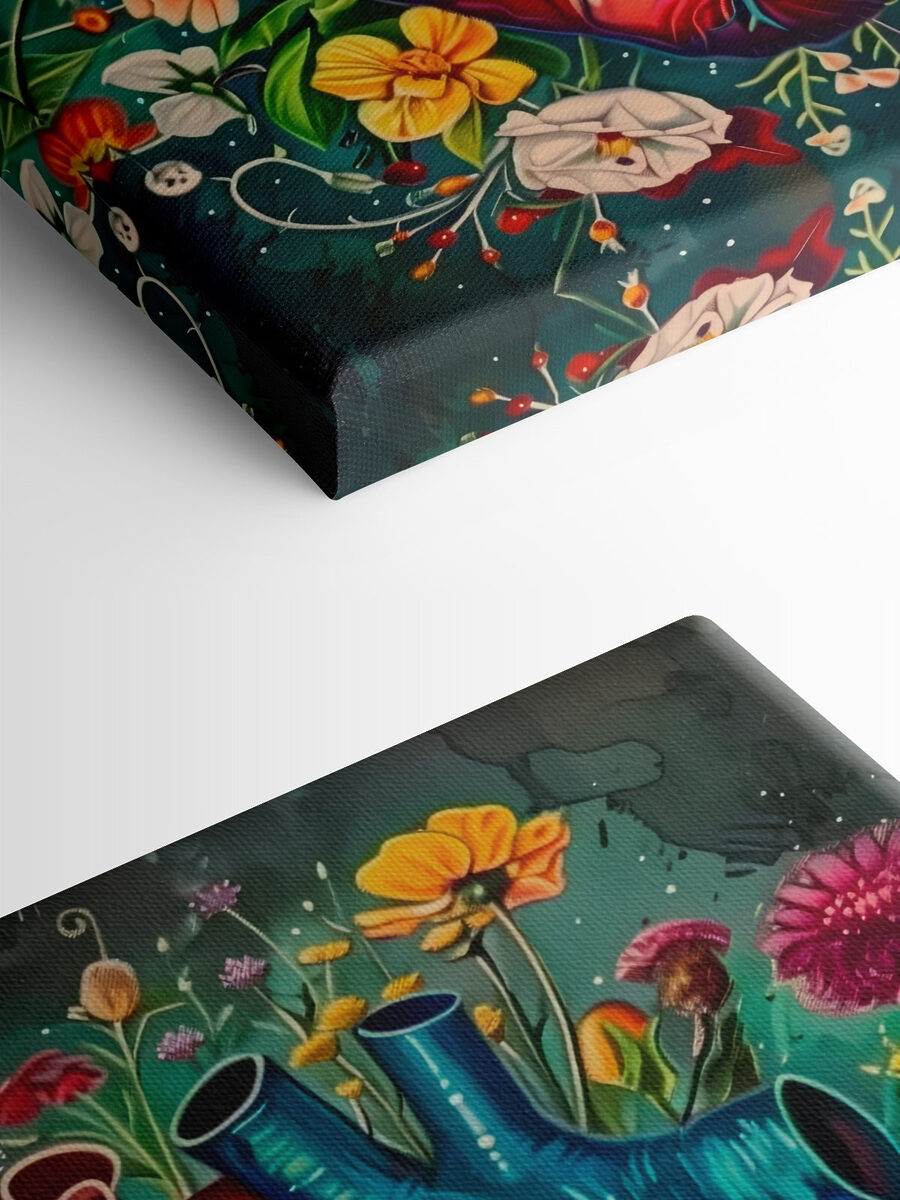 O inimă colorată cu flori O inimă colorată cu flori