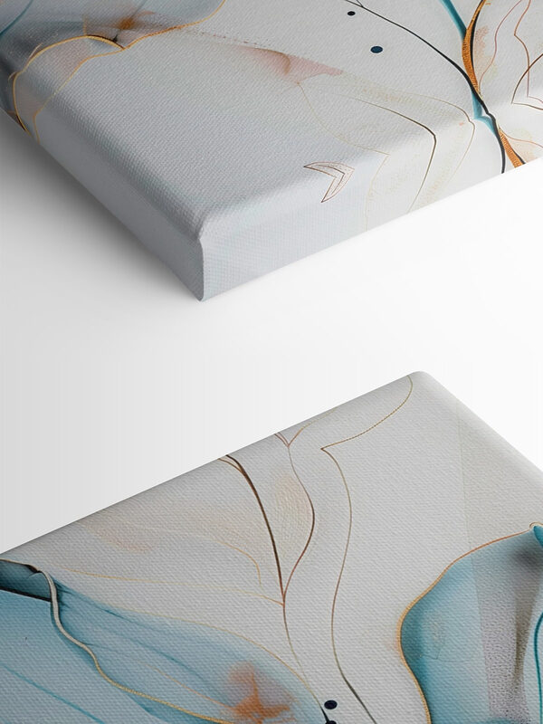 Floare albastră abstractă cu linii elegante s39348pmlfn 600x800 - Floare albastră abstractă cu linii elegante