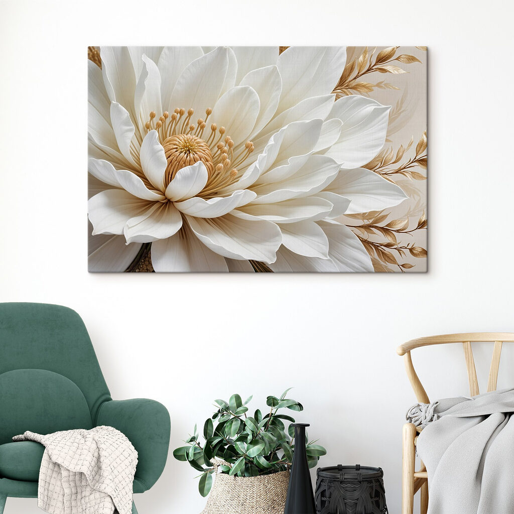 Close up of a white flower