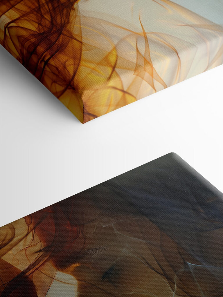 Man and woman with smoke Man and woman with smoke