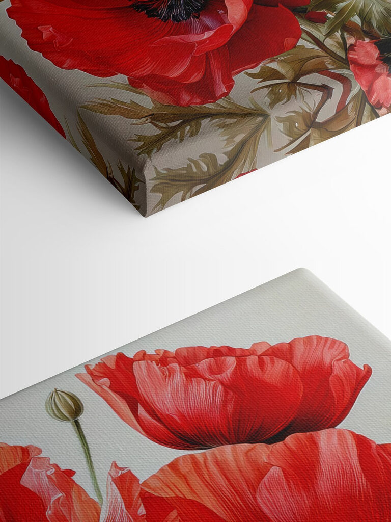 Group of red flowers Group of red flowers