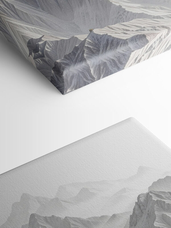 Snowy mountain range with clouds Snowy mountain range with clouds
