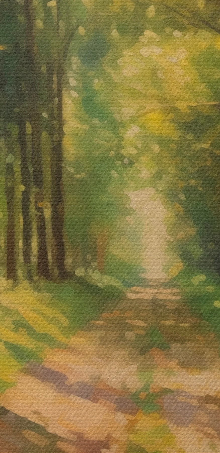 Drum de pământ printr-o pădure Drum de pământ printr-o pădure