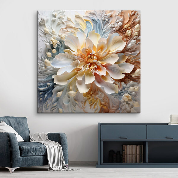 Frumoasă compoziție abstractă florală Frumoasă compoziție abstractă florală