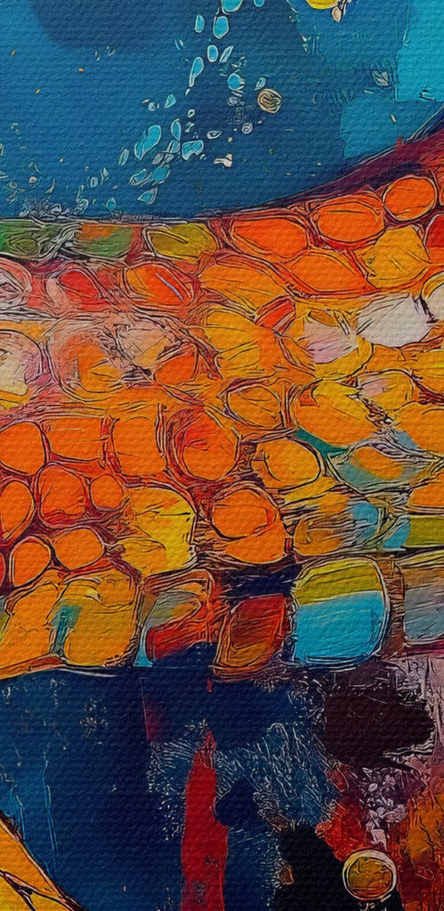 Painting of a snake