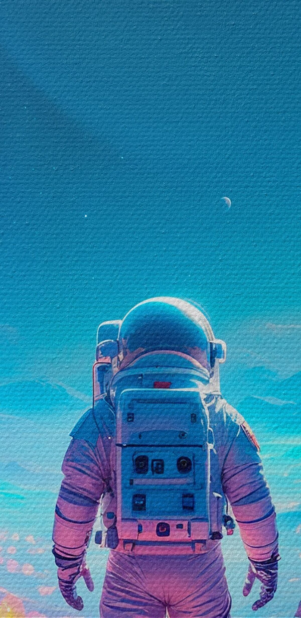 Astronaut de mers pe jos pe un deșert Astronaut de mers pe jos pe un deșert