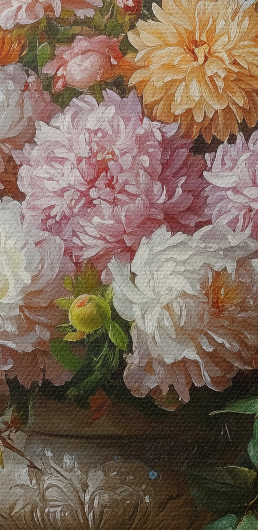 Pictura de flori într-o vază