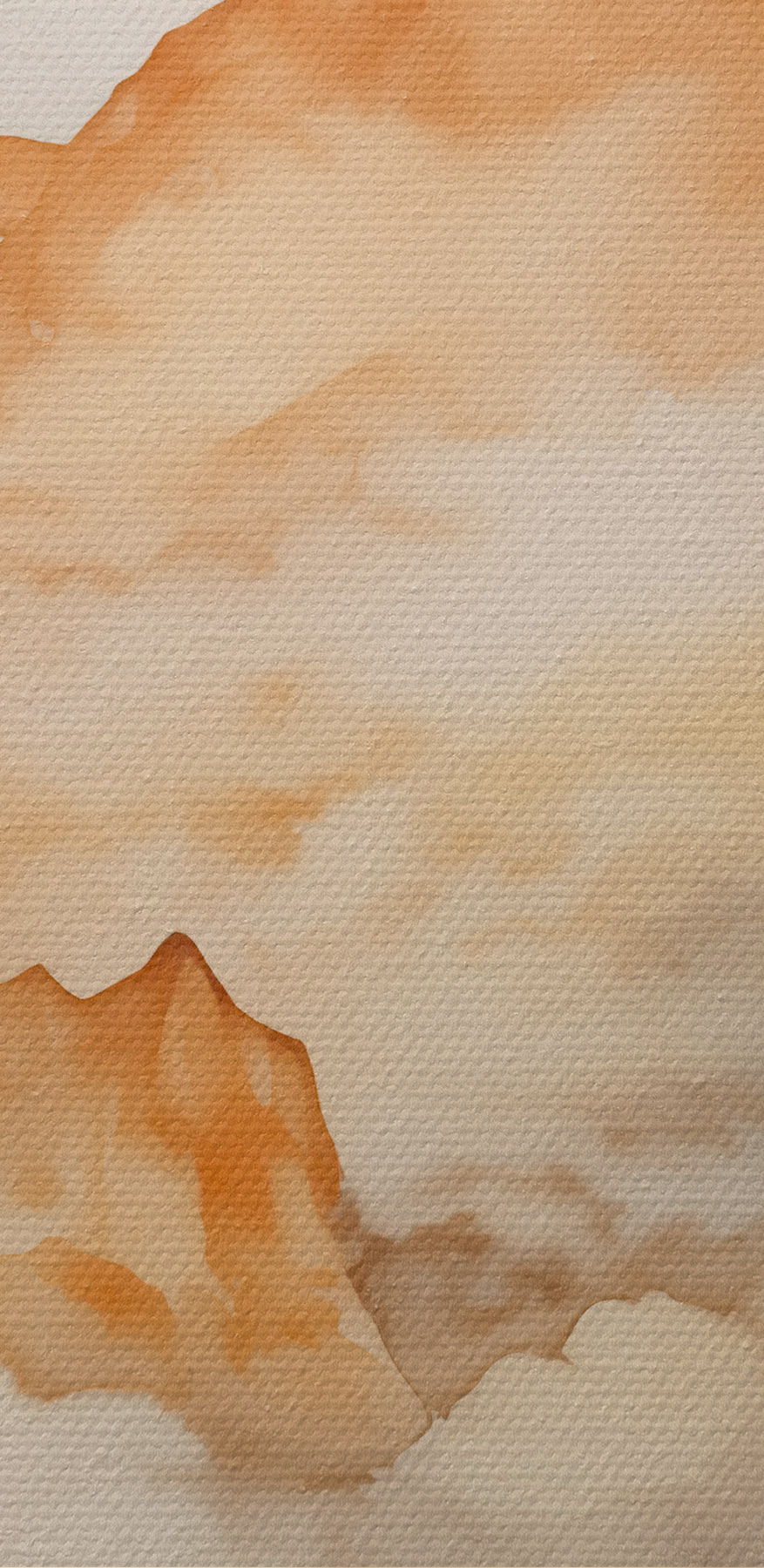 Painting of mountains and trees Painting of mountains and trees