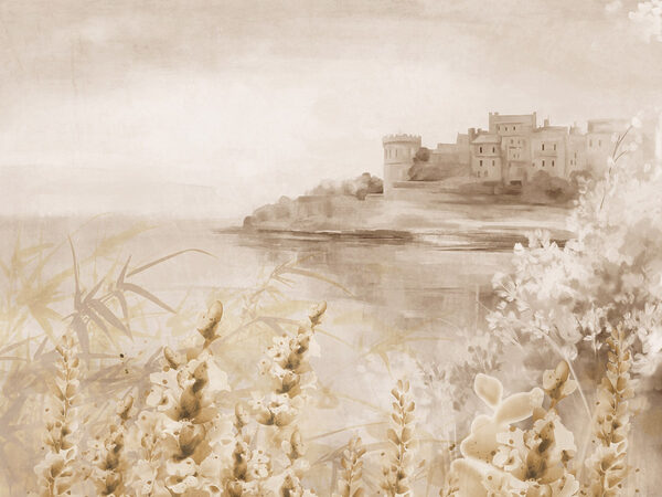 Pictura unui castel și a unui lac Pictura unui castel și a unui lac