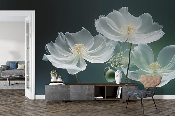 Delicate blooms in soft hues