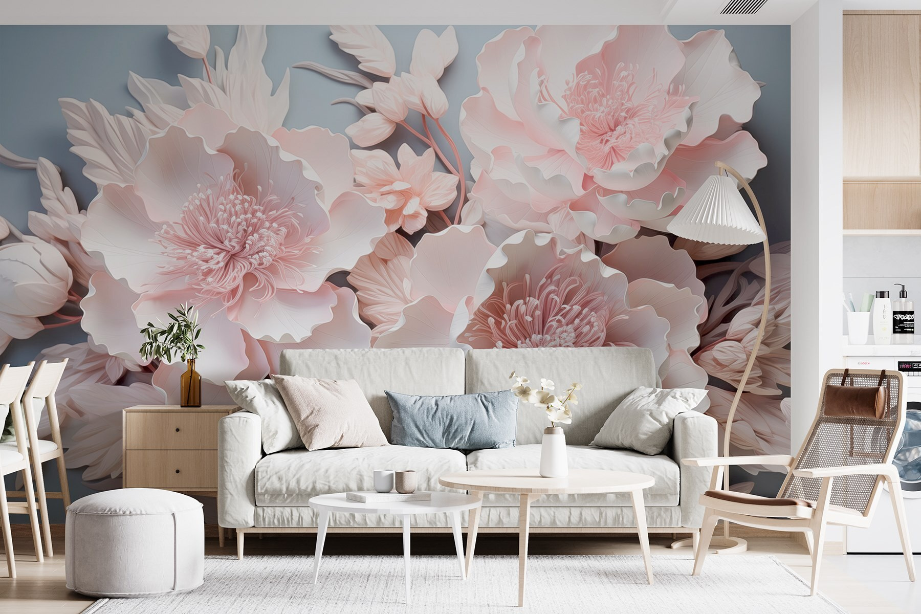 Group of white flowers