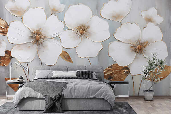 Flori delicate cu accente elegante Flori delicate cu accente elegante