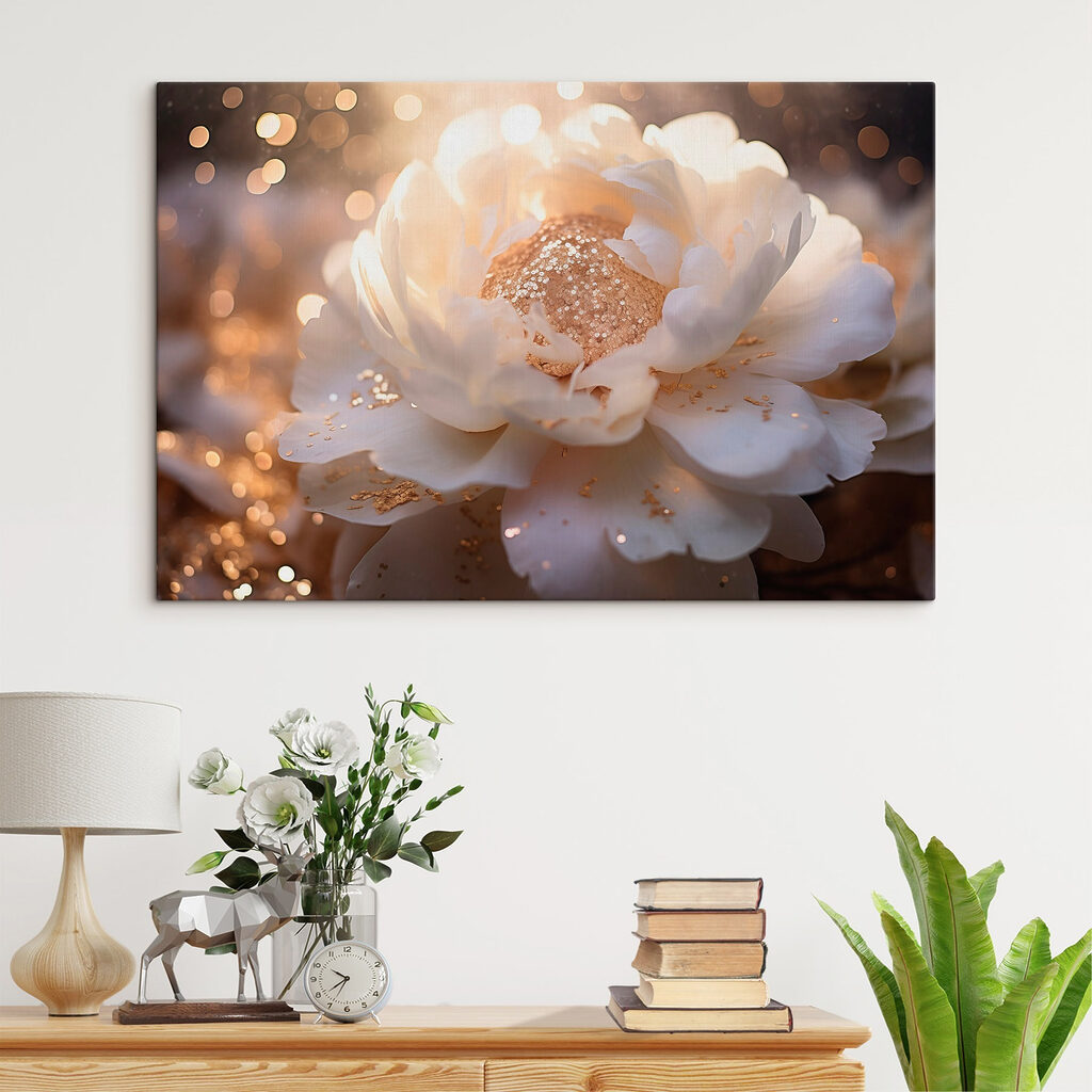 Elegant flower in soft lighting