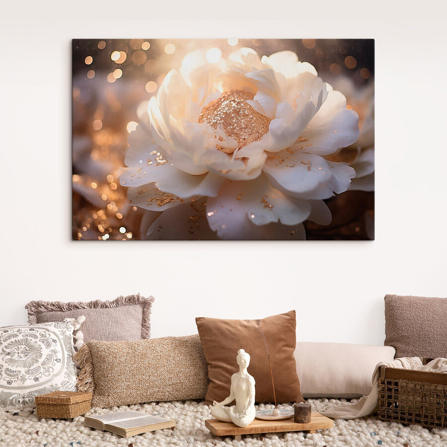 Floare elegantă în iluminare moale