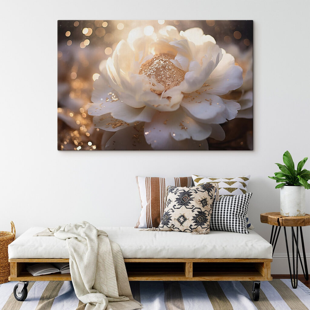 Elegant flower in soft lighting