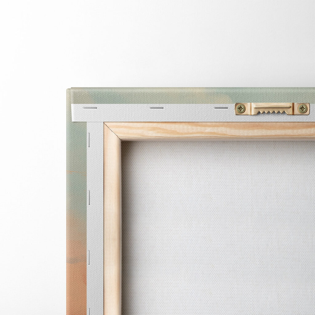 Painting of clouds in the sky