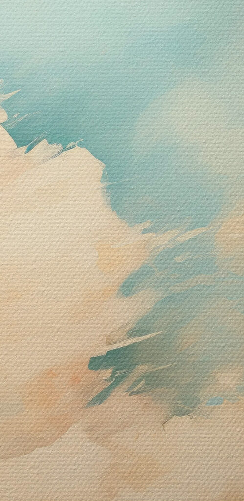 Painting of clouds in the sky