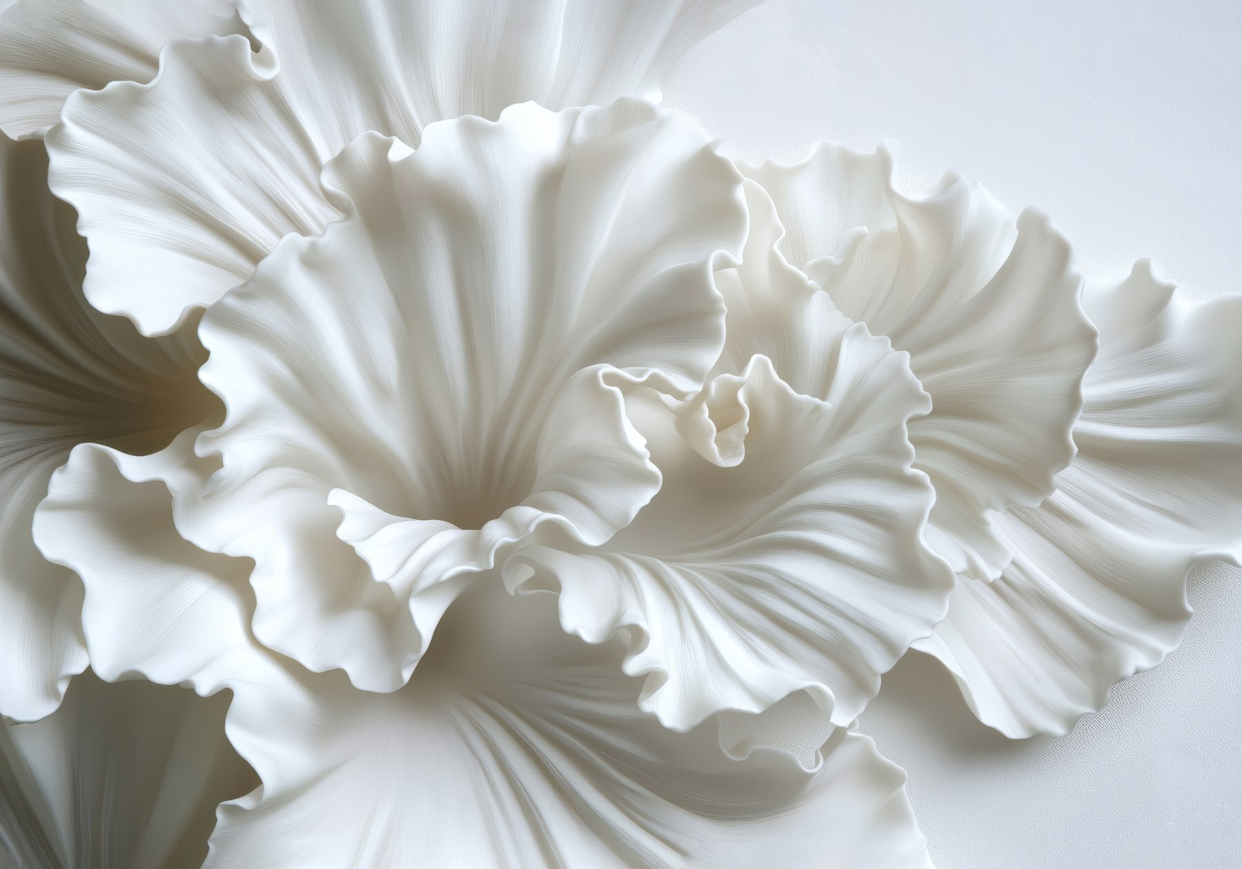 Delicate folds of textured elegance