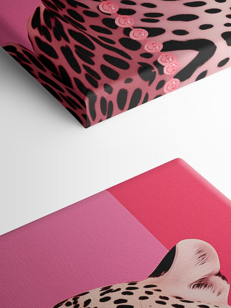 Leopard with a necklace Leopard with a necklace