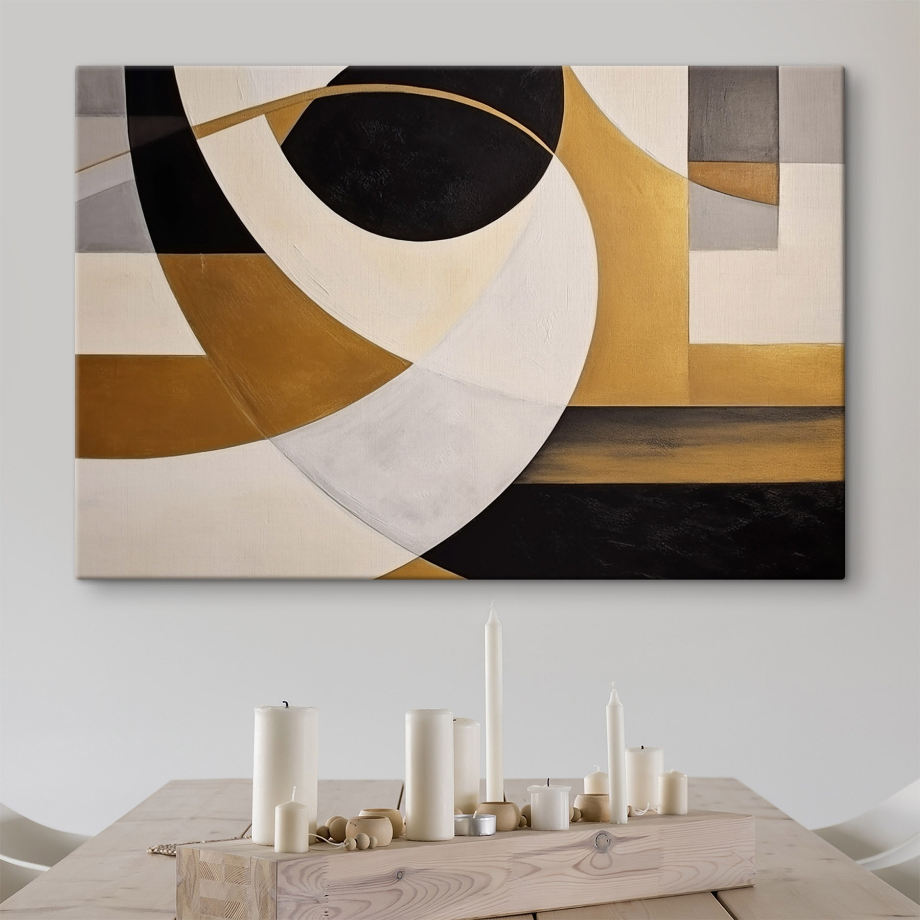 Dynamic shapes in monochrome harmony Dynamic shapes in monochrome harmony