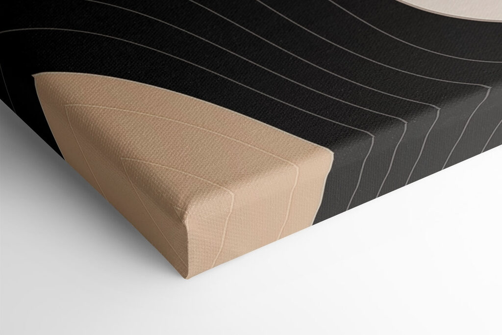 Black and white wavy lines