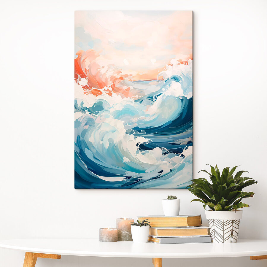 Pictura de valuri în ocean