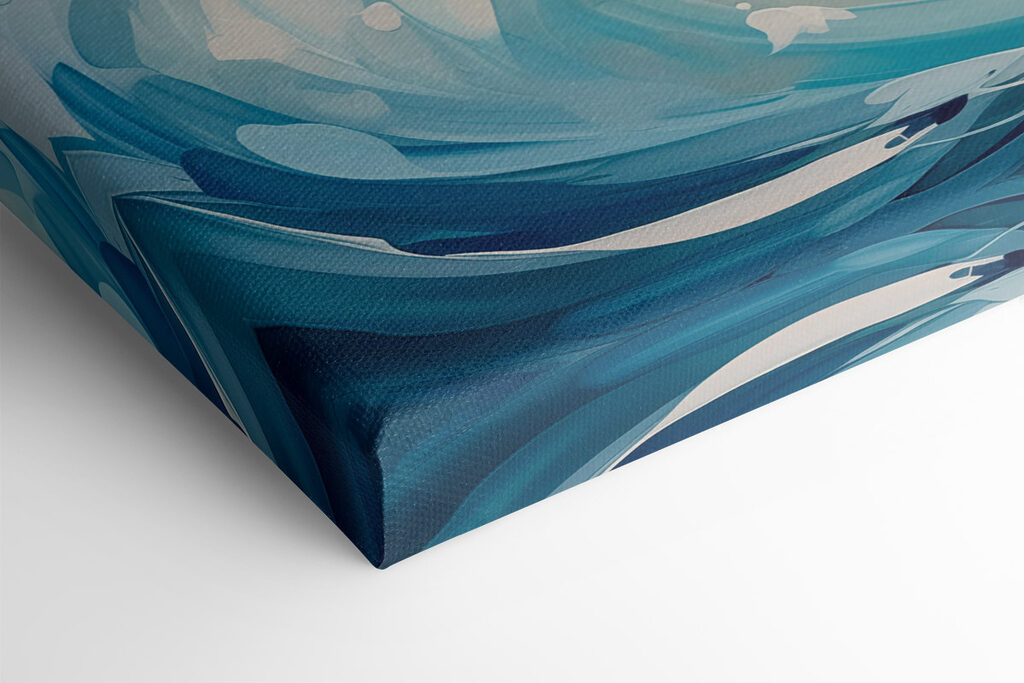 Painting of waves in the ocean Painting of waves in the ocean