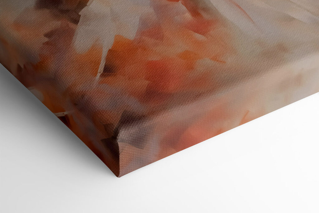 Painting of a woman with wings