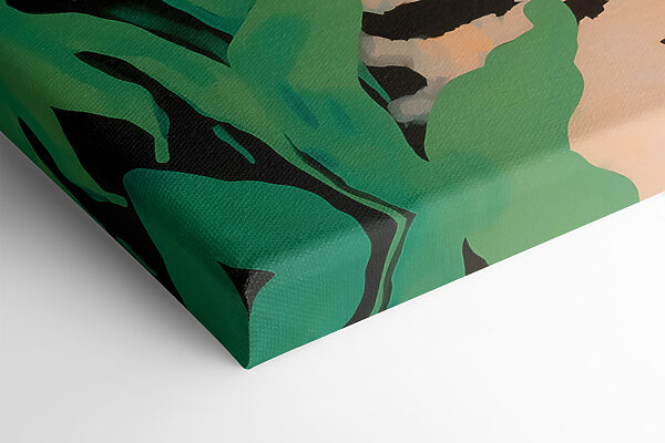 Painting of a leopard