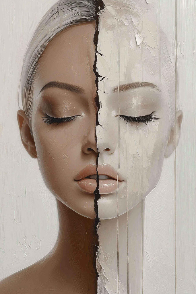 Different shades of beauty collide here